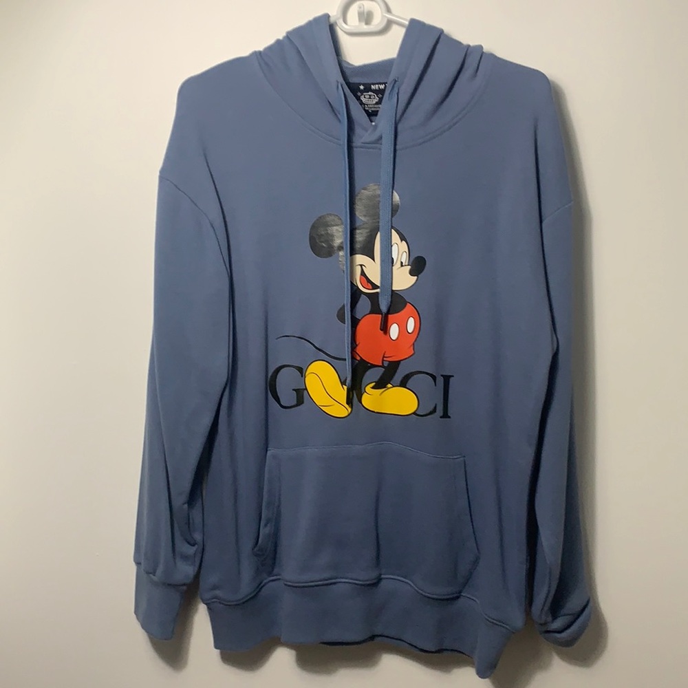 Mickey Mouse Hoodie- Gucci logo
